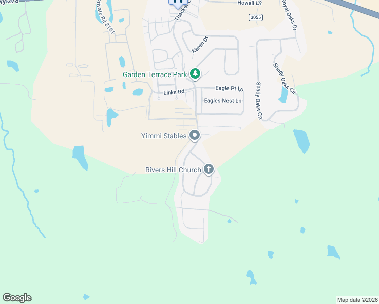 map of restaurants, bars, coffee shops, grocery stores, and more near 127 Thacker Heights Dr in Oxford