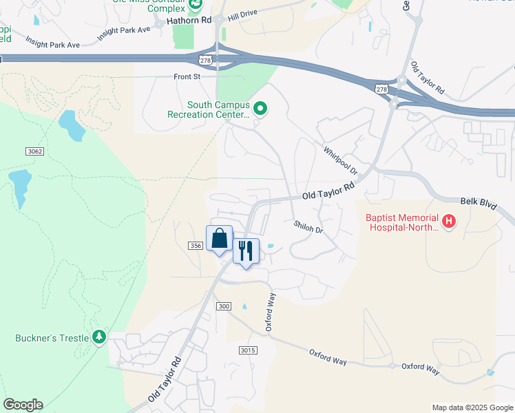 map of restaurants, bars, coffee shops, grocery stores, and more near 2493 Old Taylor Road in Oxford