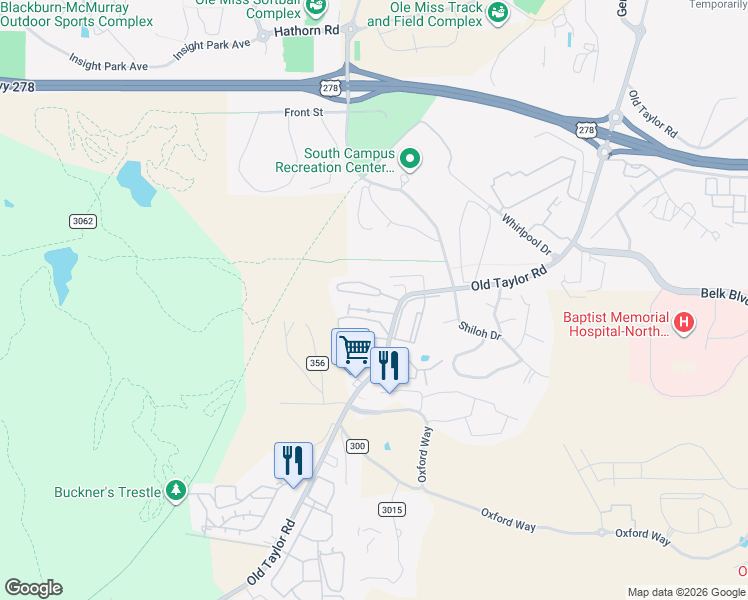 map of restaurants, bars, coffee shops, grocery stores, and more near 80 Old Taylor Road in Lafayette Springs
