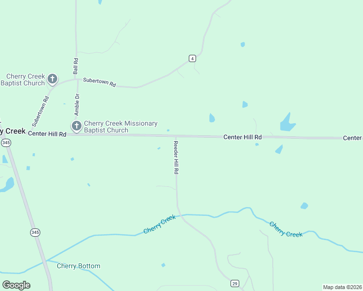 map of restaurants, bars, coffee shops, grocery stores, and more near 2614 Reeder Hill Road in Ecru