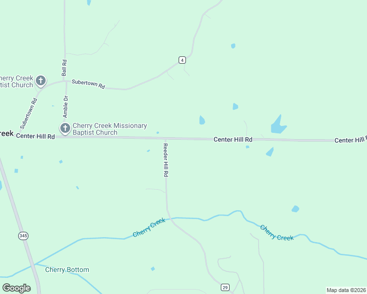 map of restaurants, bars, coffee shops, grocery stores, and more near 2614 Reeder Hill Road in Ecru