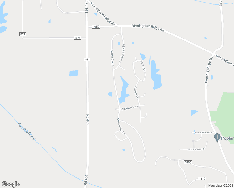 map of restaurants, bars, coffee shops, grocery stores, and more near 190 Cotton Gin Lane in Saltillo