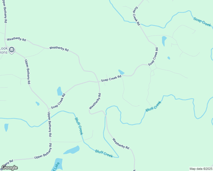 map of restaurants, bars, coffee shops, grocery stores, and more near 660 Soap Creek Road in Ball Ground