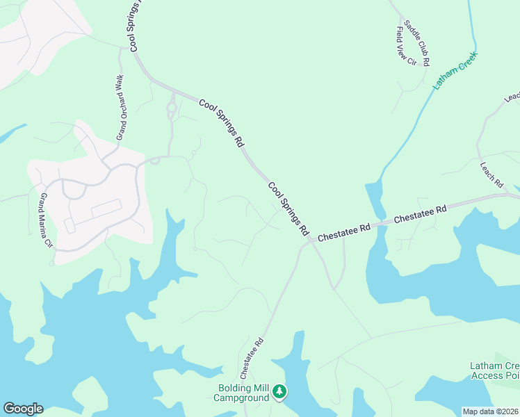 map of restaurants, bars, coffee shops, grocery stores, and more near 5870 Cool Springs Road in Gainesville