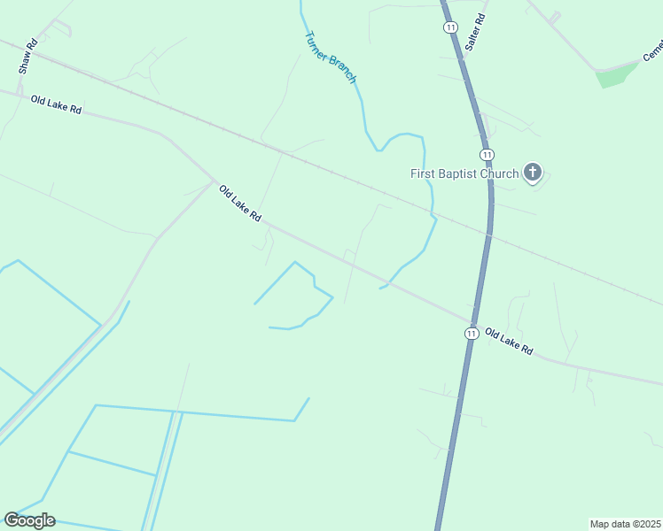map of restaurants, bars, coffee shops, grocery stores, and more near 14404 Old Lake Road in Riegelwood