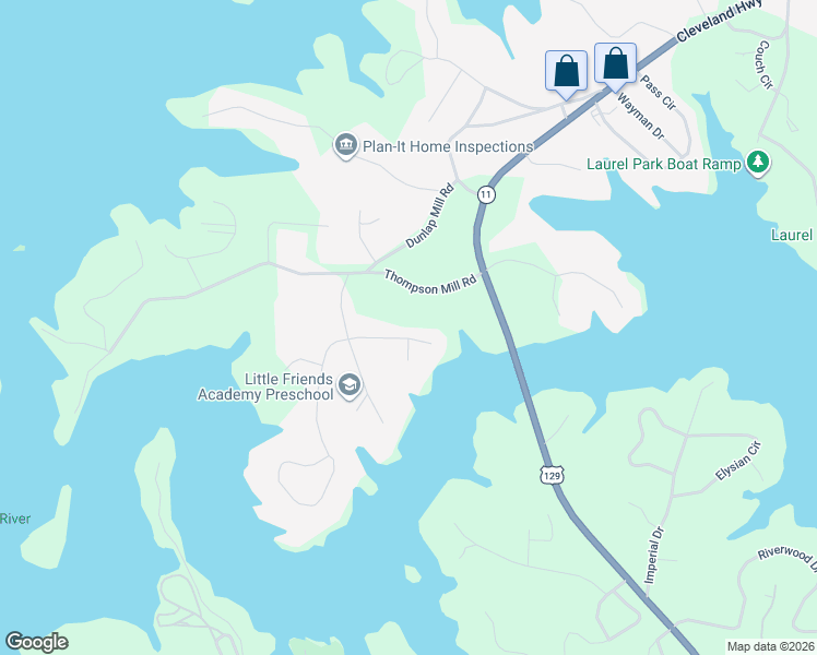 map of restaurants, bars, coffee shops, grocery stores, and more near 2723 Bridgewater Drive in Gainesville