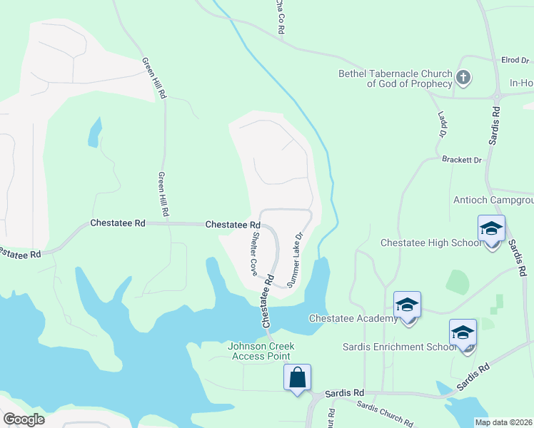 map of restaurants, bars, coffee shops, grocery stores, and more near 3097 Summer Lake Drive in Gainesville
