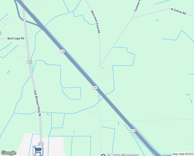 map of restaurants, bars, coffee shops, grocery stores, and more near Tommie Wooten Road in Chadbourn