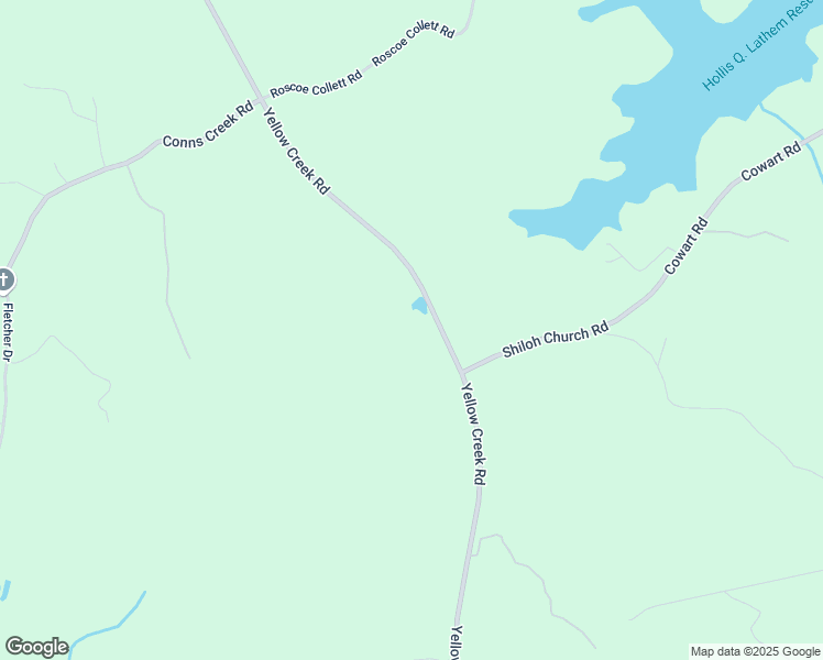 map of restaurants, bars, coffee shops, grocery stores, and more near 4635 Yellow Creek Road in Ball Ground