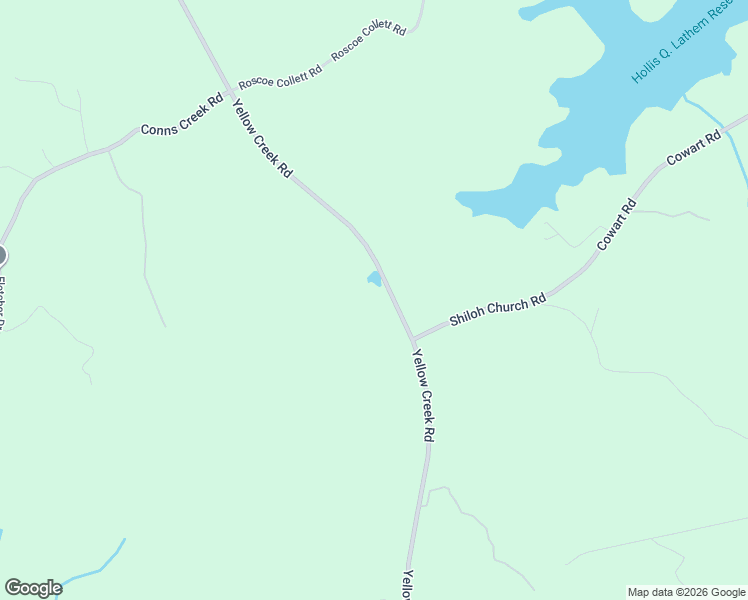 map of restaurants, bars, coffee shops, grocery stores, and more near 4568 Yellow Creek Road in Ball Ground