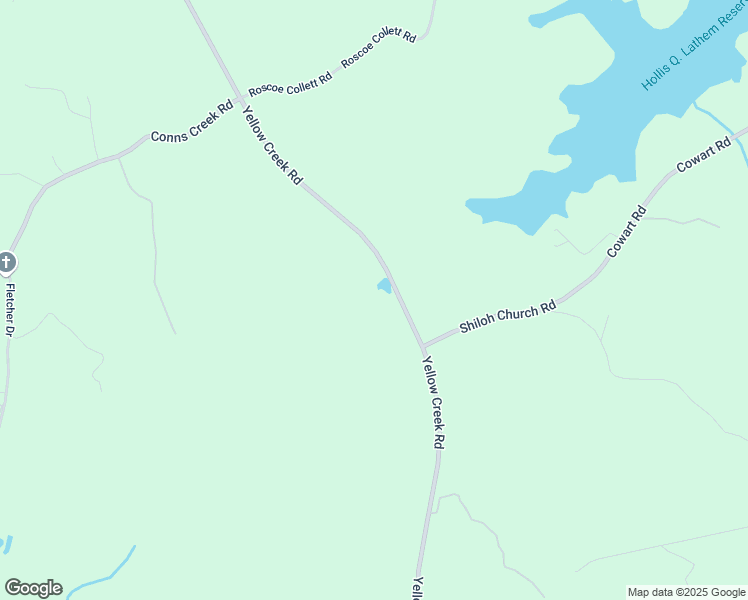 map of restaurants, bars, coffee shops, grocery stores, and more near 4635 Yellow Creek Road in Ball Ground