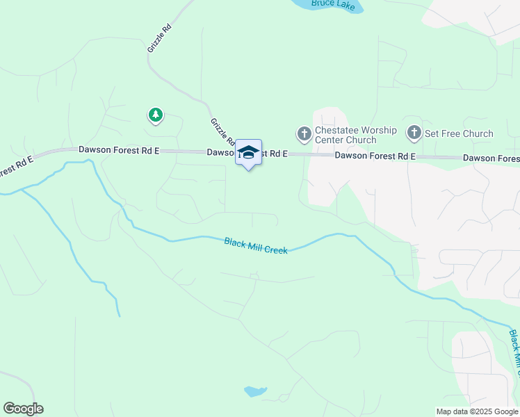 map of restaurants, bars, coffee shops, grocery stores, and more near 681 Summerwood Lane in Dawsonville