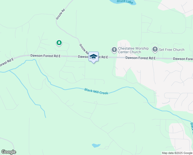 map of restaurants, bars, coffee shops, grocery stores, and more near 667 Summerwood Lane in Dawsonville