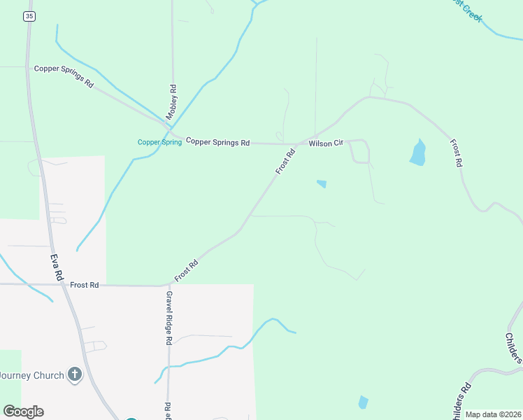 map of restaurants, bars, coffee shops, grocery stores, and more near 1396 Frost Road in Eva