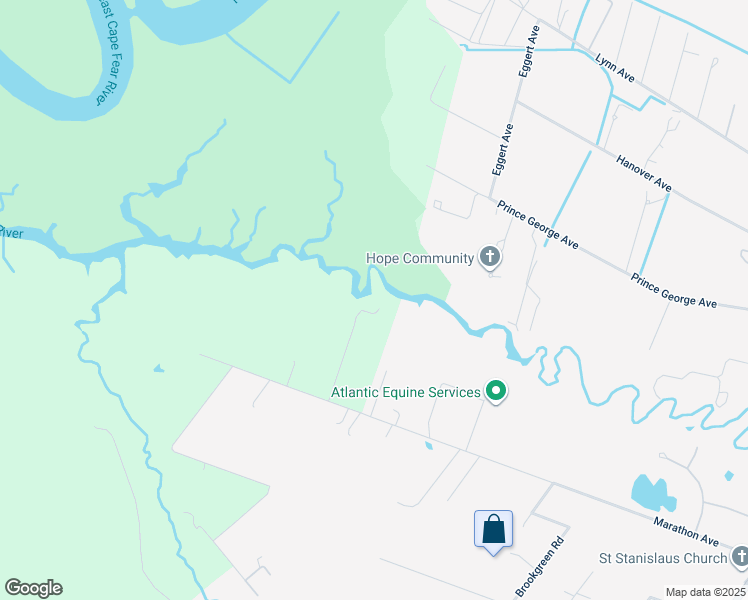 map of restaurants, bars, coffee shops, grocery stores, and more near 5036 Marathon Landing Court in Castle Hayne