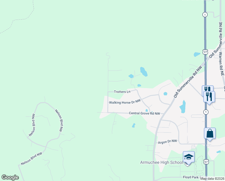 map of restaurants, bars, coffee shops, grocery stores, and more near 19 Trotters Lane in Rome