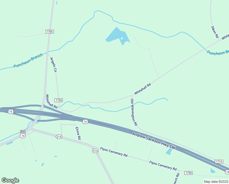 map of restaurants, bars, coffee shops, grocery stores, and more near 619 Whitehall Road in Whiteville