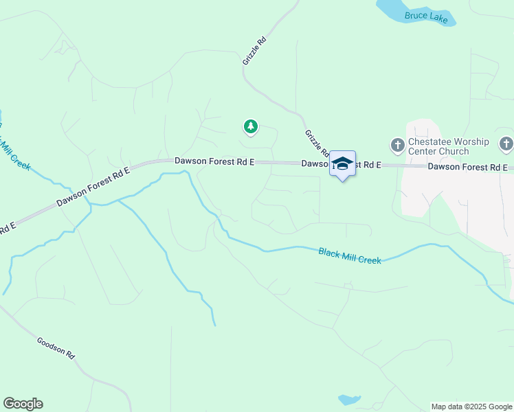 map of restaurants, bars, coffee shops, grocery stores, and more near 177 Summerwood Lane in Dawsonville