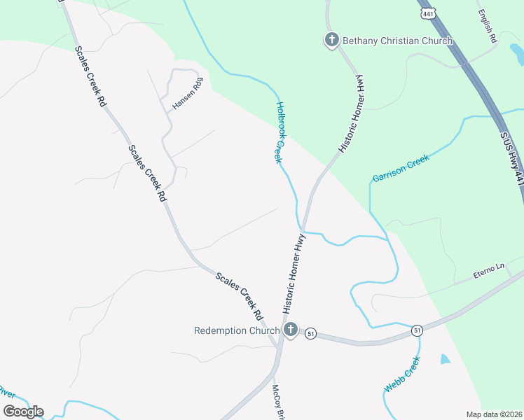 map of restaurants, bars, coffee shops, grocery stores, and more near 175 Classic Overlook in Homer