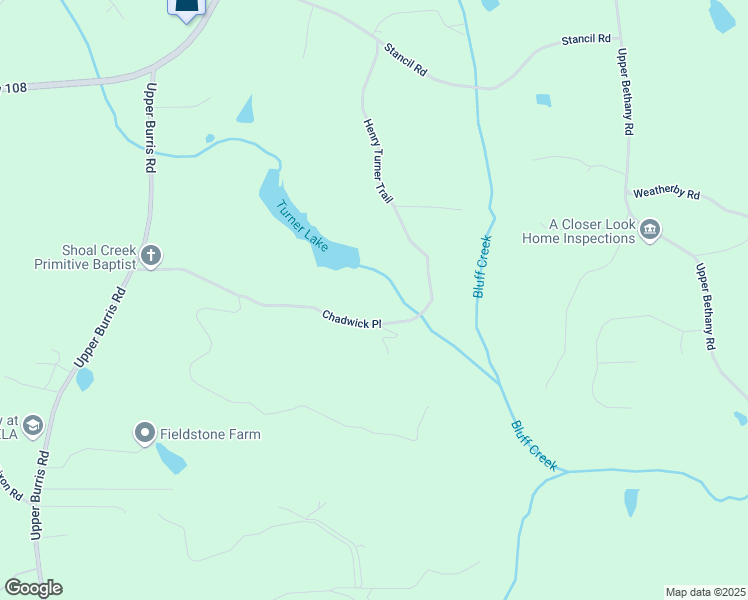 map of restaurants, bars, coffee shops, grocery stores, and more near 425 Chadwick Place in Canton