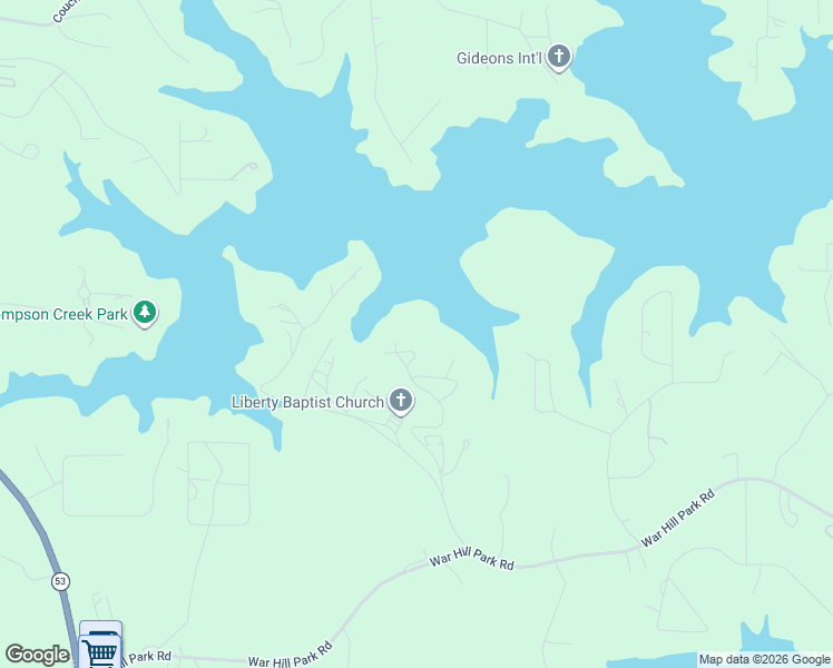 map of restaurants, bars, coffee shops, grocery stores, and more near 464 Laina Bennett Road in Dawsonville