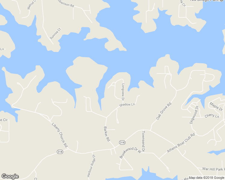 map of restaurants, bars, coffee shops, grocery stores, and more near 330 Longview Drive in Dawsonville