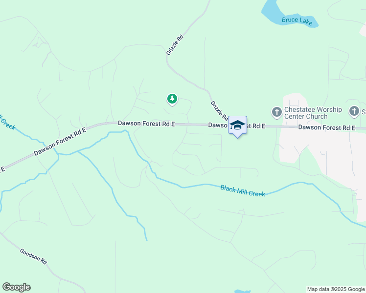 map of restaurants, bars, coffee shops, grocery stores, and more near 16 Understory Trail in Dawsonville