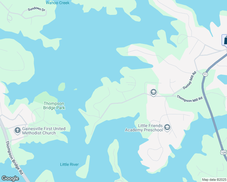 map of restaurants, bars, coffee shops, grocery stores, and more near 2501 Cove Road in Gainesville
