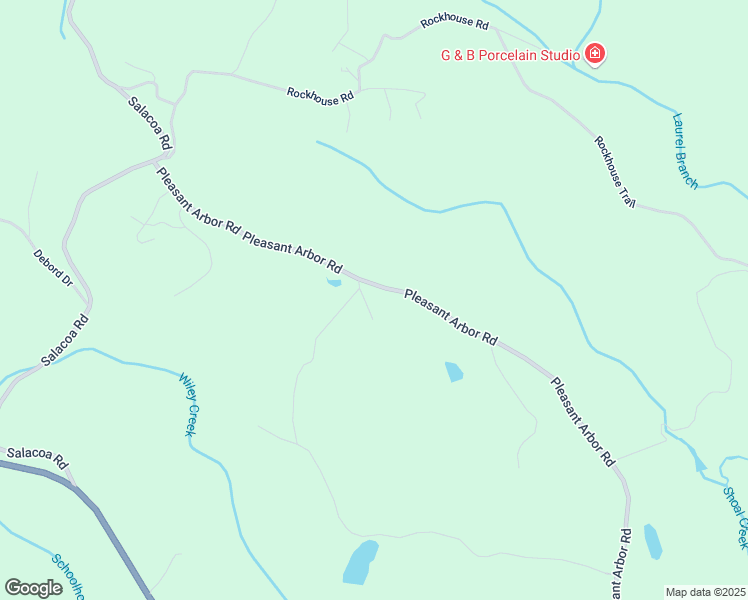 map of restaurants, bars, coffee shops, grocery stores, and more near 2809 Pleasant Arbor Road in Waleska
