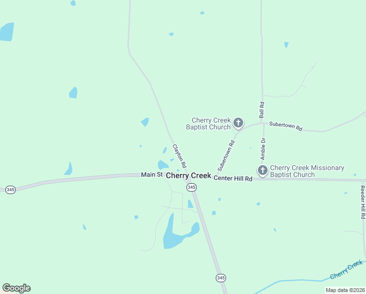 map of restaurants, bars, coffee shops, grocery stores, and more near 37 Clayton Road in Ecru