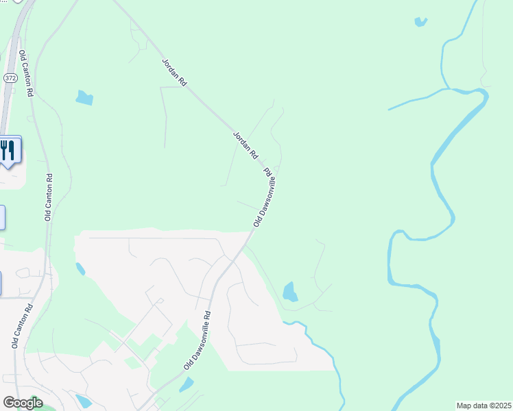 map of restaurants, bars, coffee shops, grocery stores, and more near 4551 Brent Drive in Ball Ground