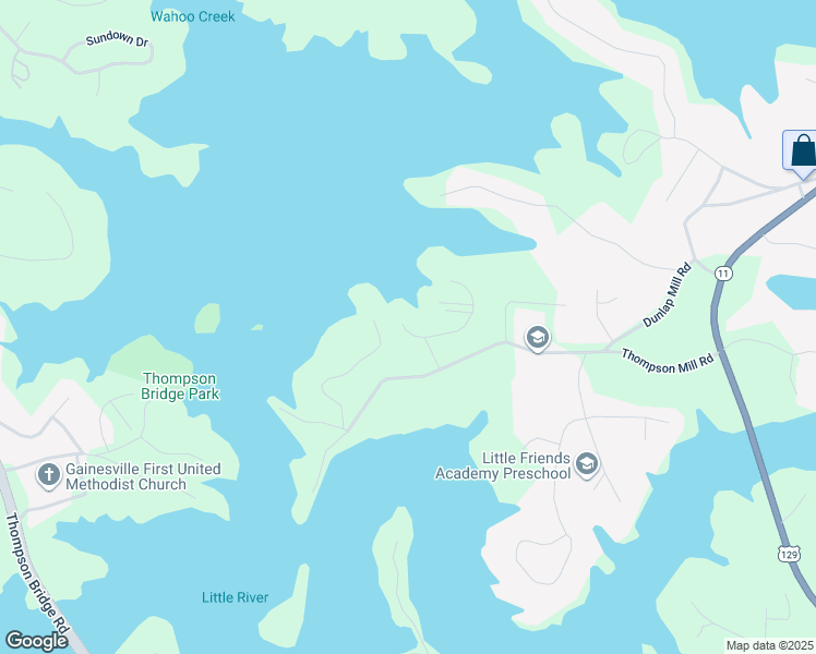 map of restaurants, bars, coffee shops, grocery stores, and more near 2501 Cove Road in Gainesville