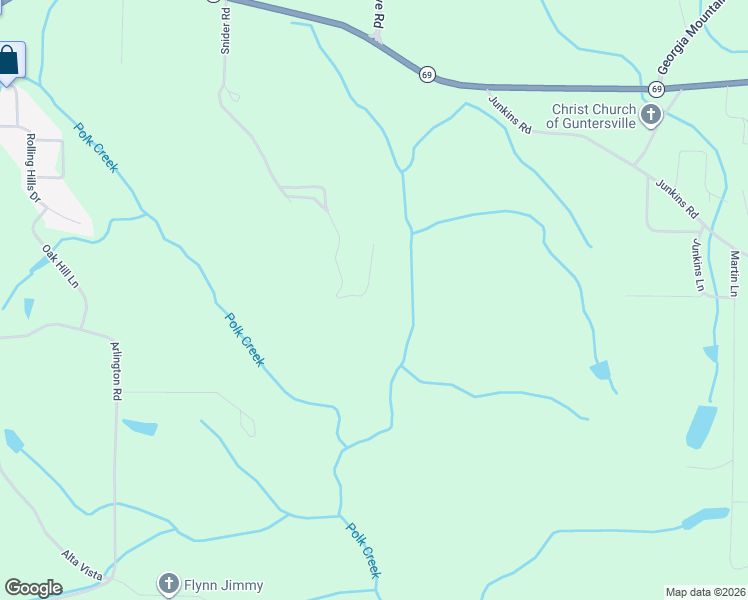 map of restaurants, bars, coffee shops, grocery stores, and more near 101-521 Snider Lane in Guntersville