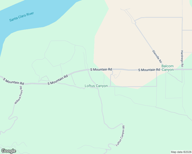 map of restaurants, bars, coffee shops, grocery stores, and more near 20176 South Mountain Road in Santa Paula