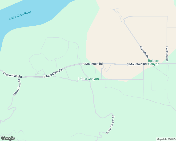 map of restaurants, bars, coffee shops, grocery stores, and more near 20176 South Mountain Road in Santa Paula