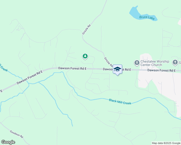 map of restaurants, bars, coffee shops, grocery stores, and more near 86 Summerwood Lane in Dawsonville