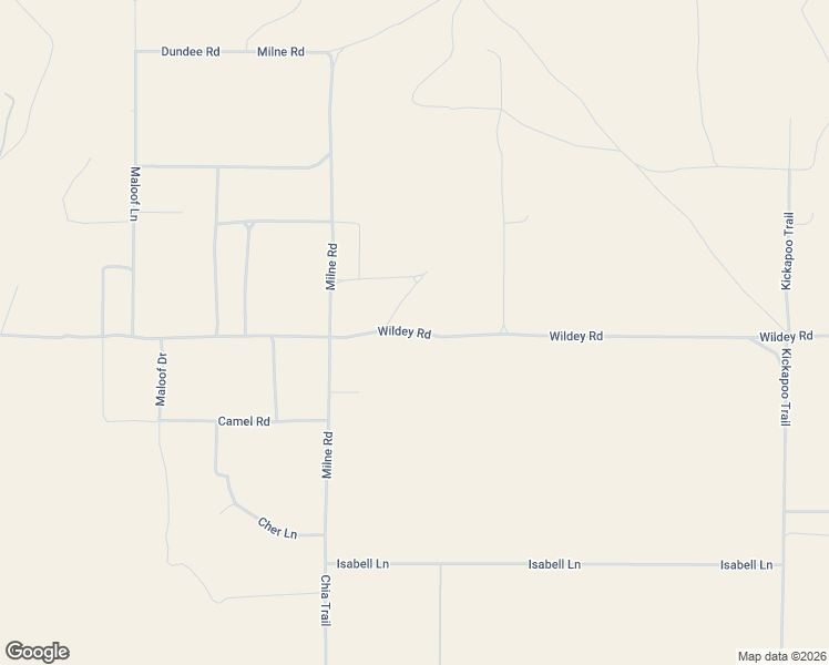 map of restaurants, bars, coffee shops, grocery stores, and more near Wildey Road in San Bernardino County