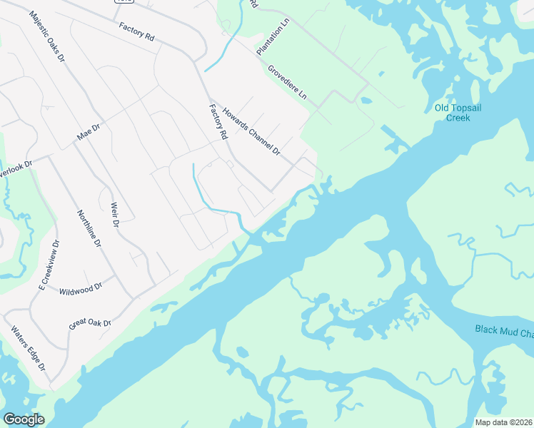 map of restaurants, bars, coffee shops, grocery stores, and more near 109 Waterfront Circle in Hampstead