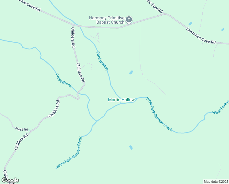 map of restaurants, bars, coffee shops, grocery stores, and more near in Eva