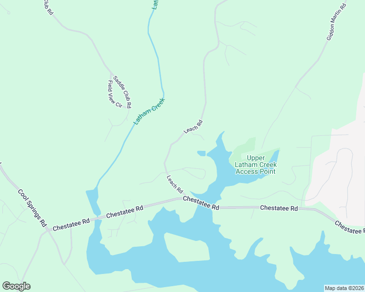 map of restaurants, bars, coffee shops, grocery stores, and more near 3752 Leach Road in Gainesville