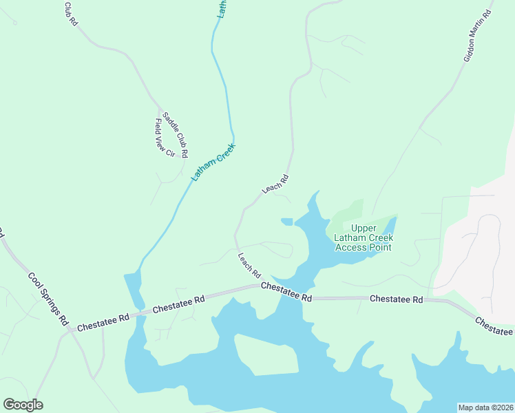 map of restaurants, bars, coffee shops, grocery stores, and more near 3752 Leach Road in Gainesville