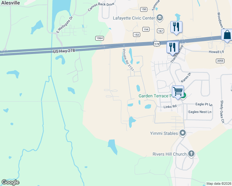 map of restaurants, bars, coffee shops, grocery stores, and more near 201 Ricky D Britt Sr Boulevard in Oxford