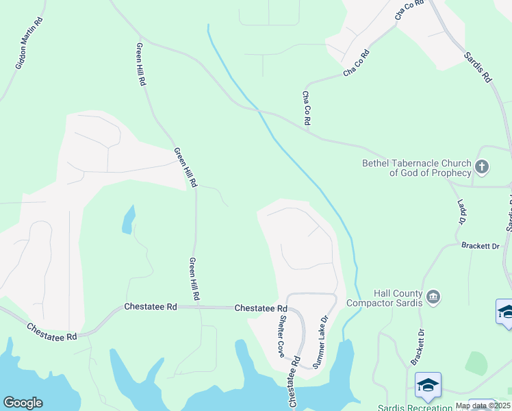 map of restaurants, bars, coffee shops, grocery stores, and more near 3314 High View Court in Gainesville
