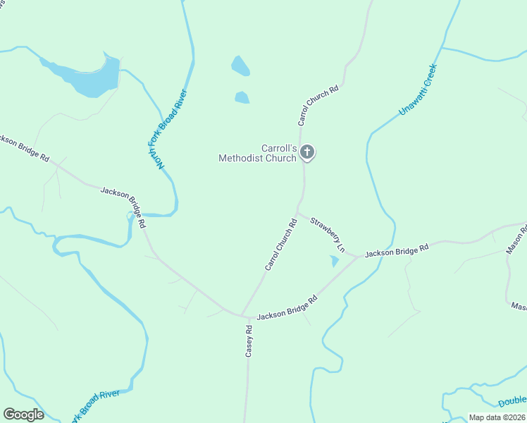 map of restaurants, bars, coffee shops, grocery stores, and more near 365 Carrol Church Road in Lavonia