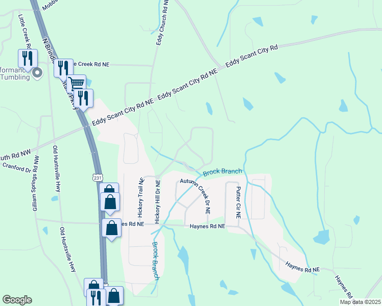 map of restaurants, bars, coffee shops, grocery stores, and more near 2134 Kameron Avenue Northeast in Arab