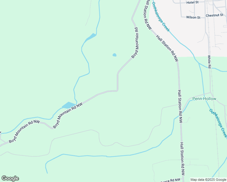 map of restaurants, bars, coffee shops, grocery stores, and more near 59 Boyd Mountain Road in Adairsville