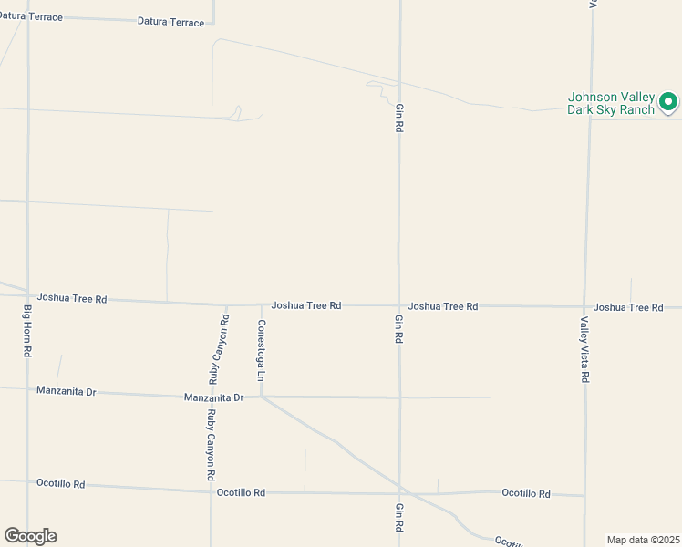 map of restaurants, bars, coffee shops, grocery stores, and more near Joshua Tree Road in San Bernardino County
