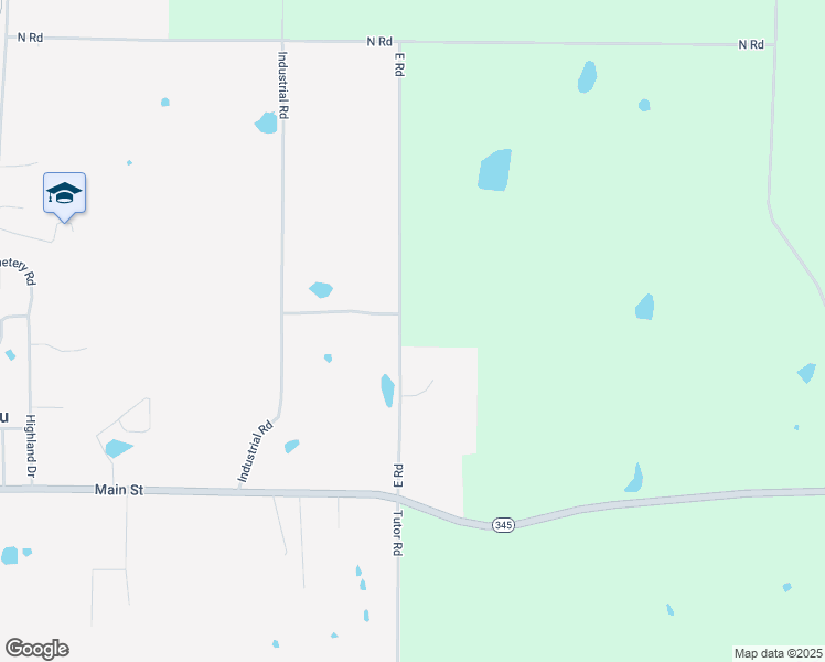 map of restaurants, bars, coffee shops, grocery stores, and more near 358 East Road in Ecru