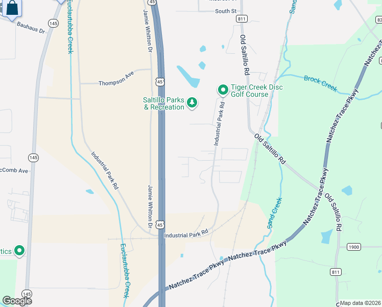 map of restaurants, bars, coffee shops, grocery stores, and more near 127 Park Ridge in Saltillo
