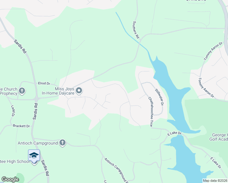 map of restaurants, bars, coffee shops, grocery stores, and more near 3856 Windsor Tr in Gainesville
